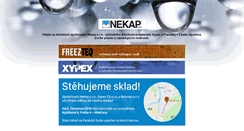 Desktop Screenshot of nekap.cz